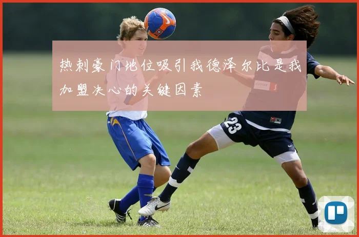 热刺豪门地位吸引我德泽尔比是我加盟决心的关键因素